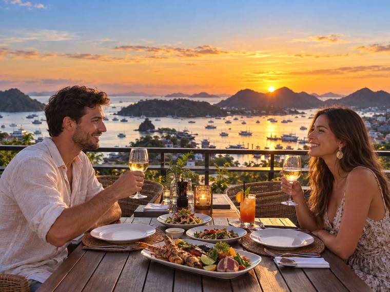 3 Hari 2 Malam: Berlayar Komodo 2 Hari + Makan Malam di Kota + Overland 3 Titik